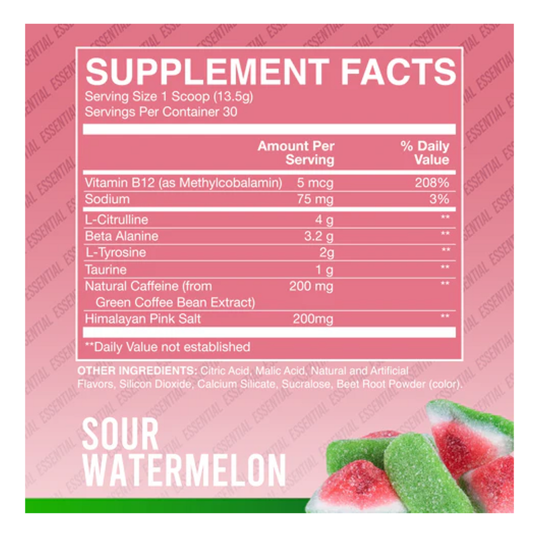 RAW: CBUM Essential Pre-Workout (400g)