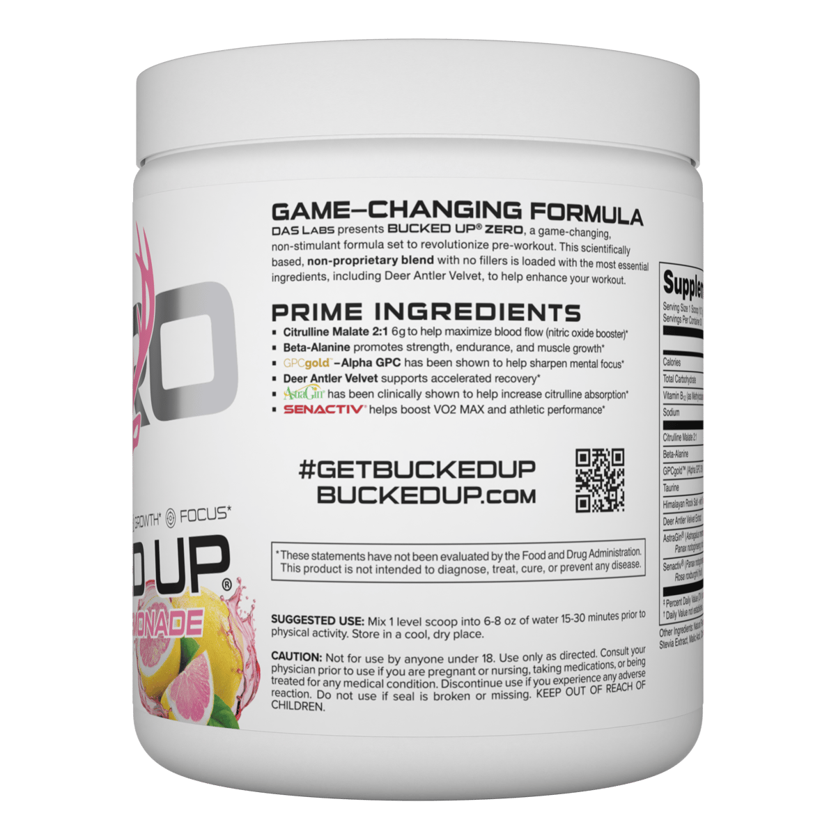 Bucked Up - Non-Stimulant Pre-Workout - Bucked Up